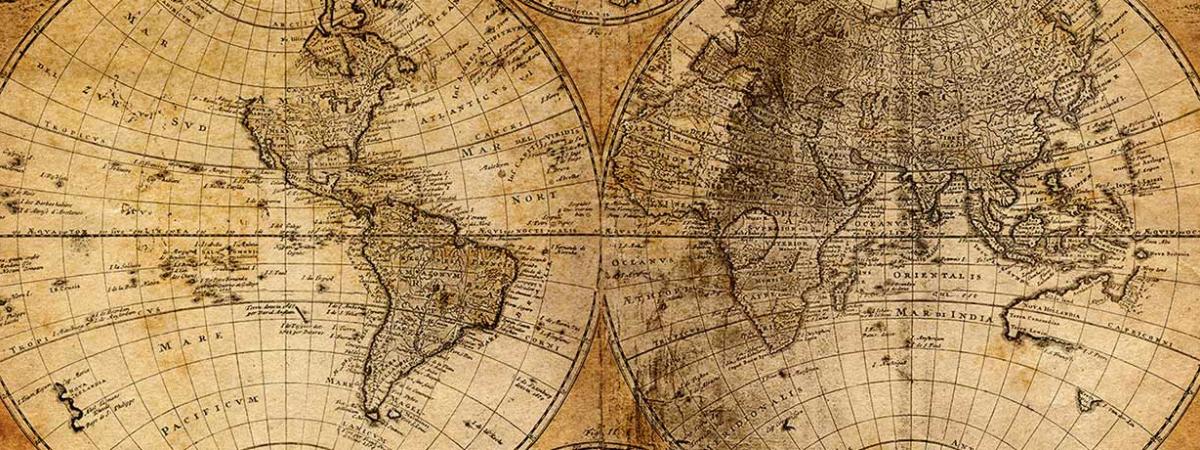 History Program at Minneapolis College An old map of the Earth