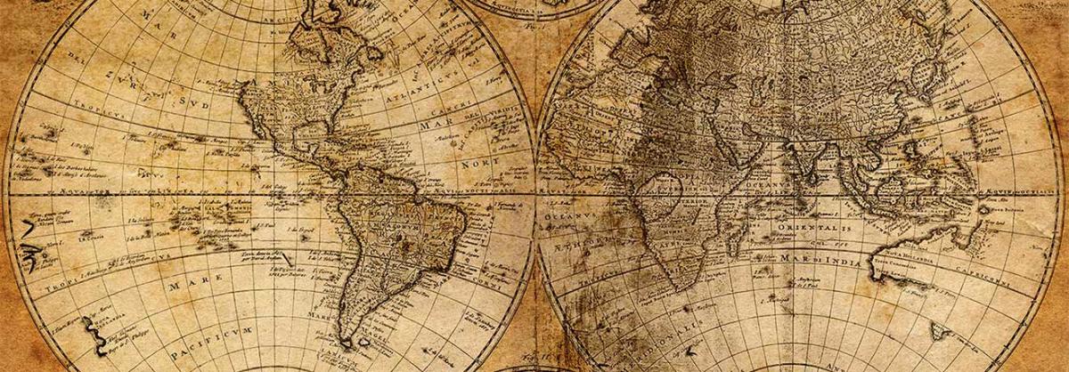 History Program at Minneapolis College An old map of the Earth