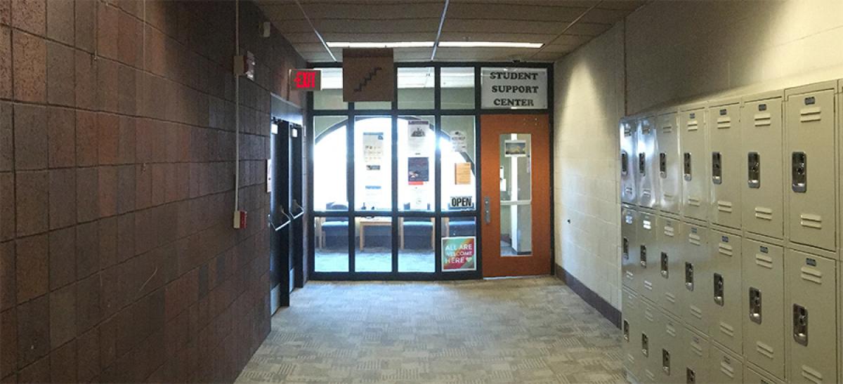 Hallway Outside T.2300 Student Support Center Hallway Outside T.2300 Student Support Center