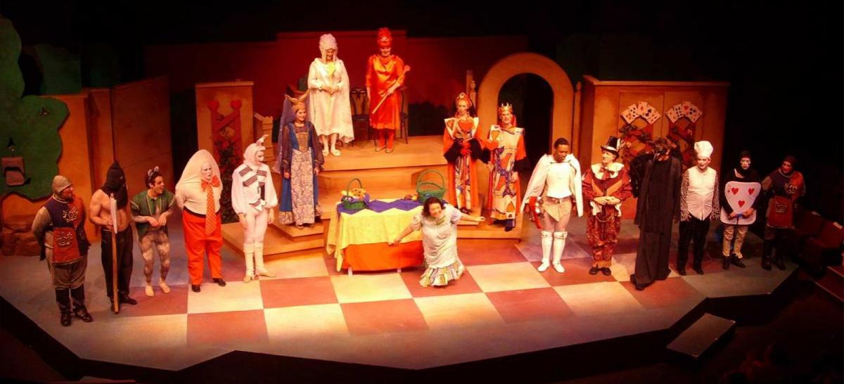 Student Players on Stage at Minneapolis College Student players on state at Minneapolis College