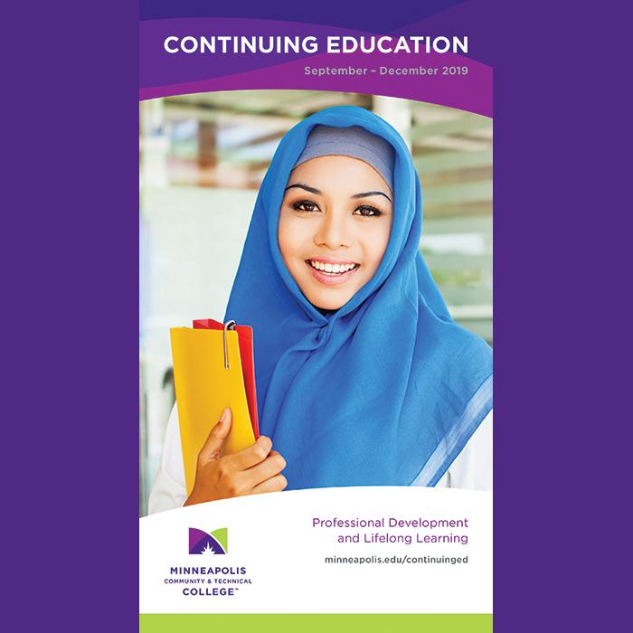 Fall 2019 Catalog at Continuing Education at Minneapolis College woman carrying files