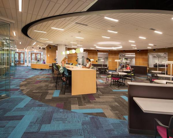 Inside the Academic Success Center Main Area