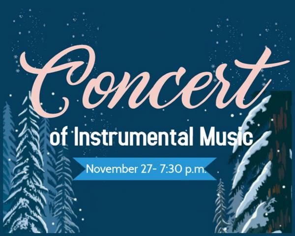 Instrumental Concert Flier at Minneapolis College
