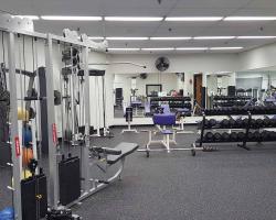 View of Bowman Hall Weight Room